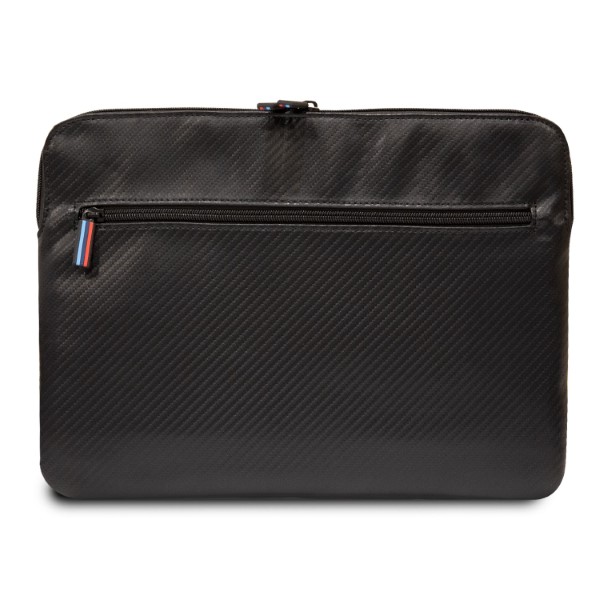 Kompiuterio dėklas BMW BMCS14PUCARTCBK 14″ juodos spalvos Carbon Tricolor aprašymas - Prekės nuotrauka