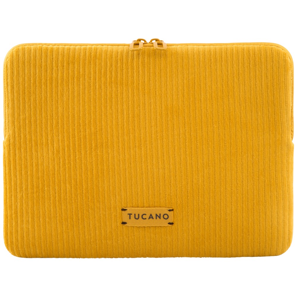 kompiuterio krepšys Tucano Velluto 2 Sleeve 13″ skirtas MacBook Air / Pro geltonas aprašymas - Prekės nuotrauka