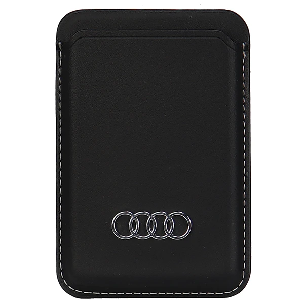 Kortelių dėklas Audi Eko oda Wallet Card Slot MagSafe (AU-MSCH-Q3/D1-BK) juodos spalvos aprašymas - Prekės nuotrauka Kortelių dėklas Audi Eko oda Wallet Card Slot MagSafe (AU-MSCH-Q3/D1-BK) juodos spalvos aprašymas - Prekės nuotrauka