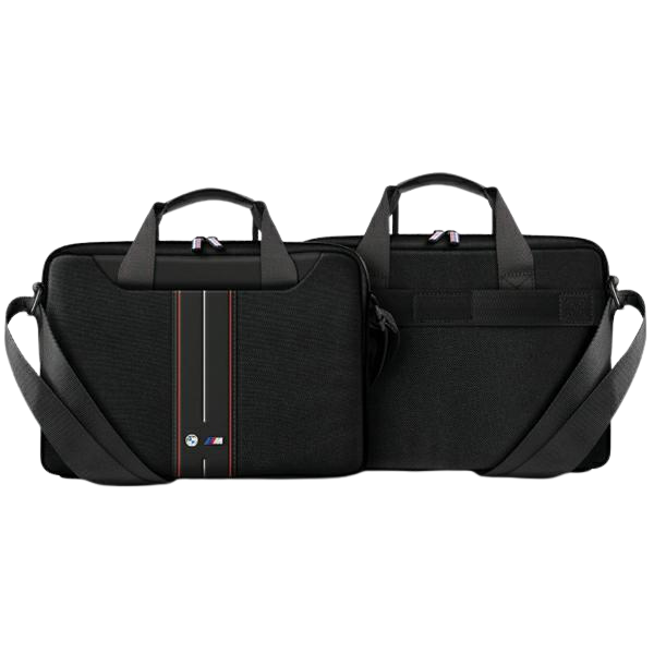 Krepšys BMW BMCB15COMPVSKR 16″ juodos spalvos Nylon Raudona Stripe aprašymas - Prekės nuotrauka