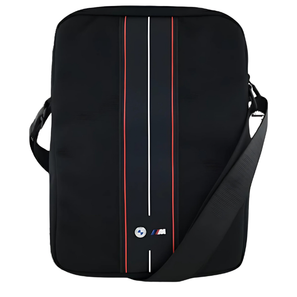 Krepšys BMW BMTB10COMPVSKR planšetiniam kompiuteriui 10″ juodos spalvos Nylon Raudona Stripe aprašymas - Prekės nuotrauka