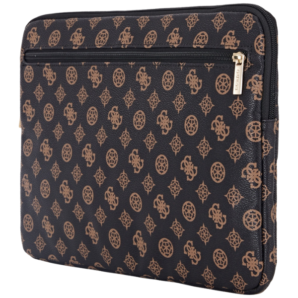 Krepšys Guess Sleeve 14″ Peony Pocket Triangle juodos spalvos aprašymas - Prekės nuotrauka