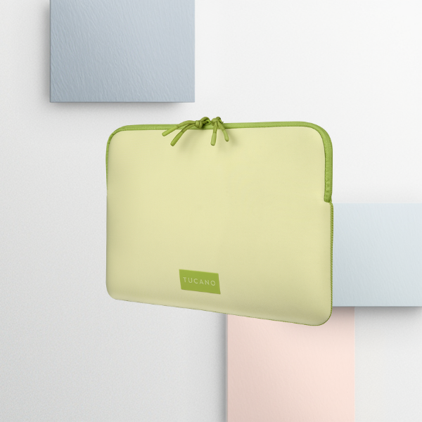 Tucano Sleeves One do MacBook Neo geltona aprašymas - Prekės nuotrauka