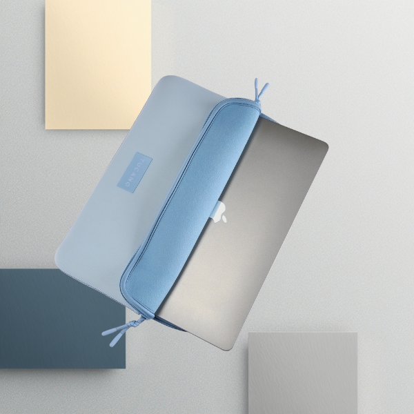Tucano Sleeves One do MacBook Neo pilka aprašymas - Prekės nuotrauka
