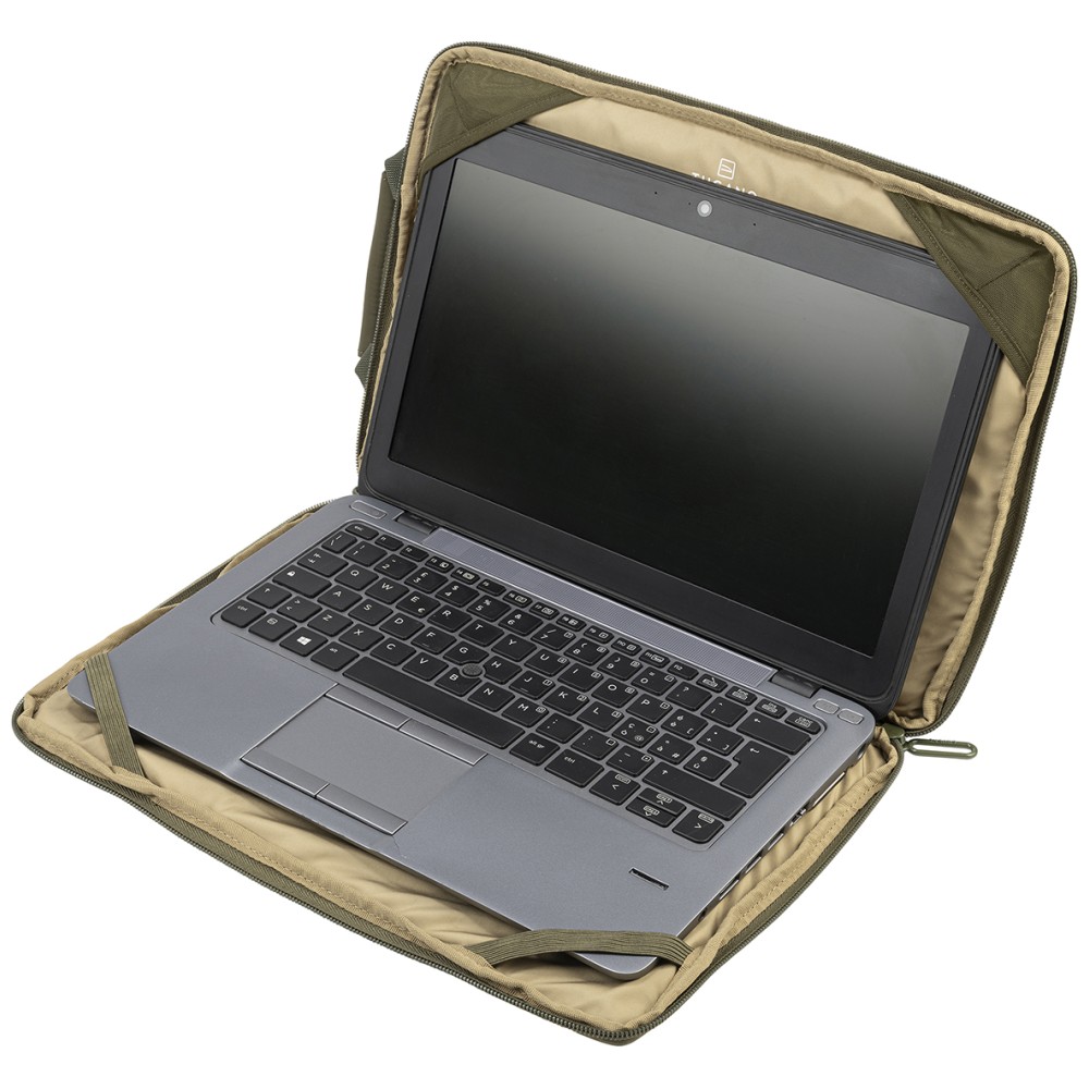 krepšys kompiuteriui Tucano Sandy Sleeve 13/14″ for laptop 13/14″ žalias aprašymas - Prekės nuotrauka