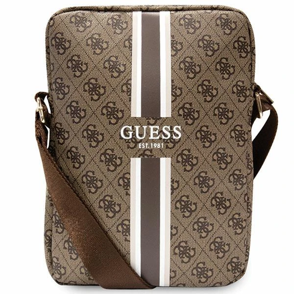 Krepšys planšetiniam kompiuteriui 10″ Guess 4G Stripes (GUTB10P4RPSW) rudos spalvos aprašymas - Prekės nuotrauka Krepšys planšetiniam kompiuteriui 10″ Guess 4G Stripes (GUTB10P4RPSW) rudos spalvos aprašymas - Prekės nuotrauka