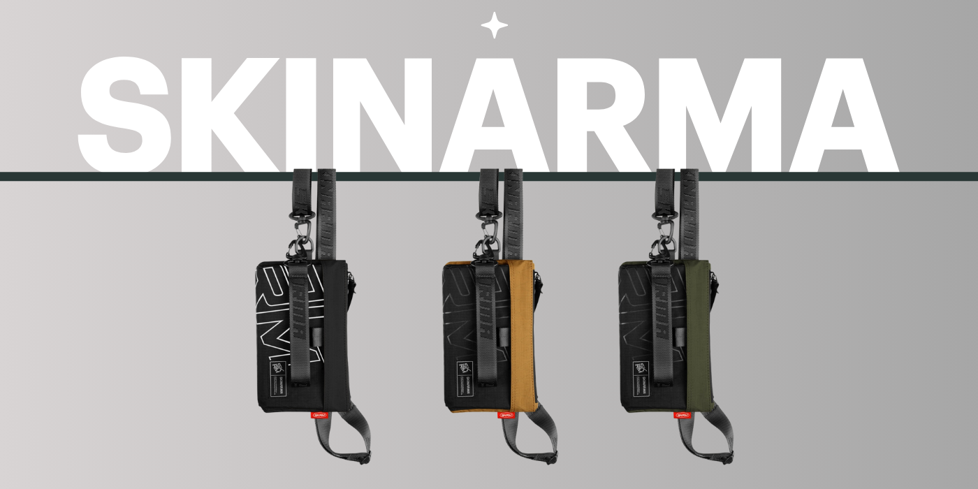 Krepšys telefonui Skinarma Jager rudos spalvos aprašymas - Prekės nuotrauka Krepšys telefonui Skinarma Jager rudos spalvos aprašymas - Prekės nuotrauka