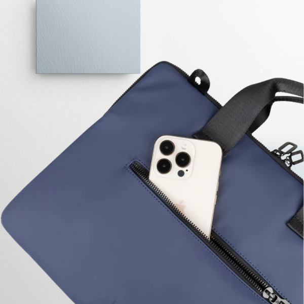 Krepšys Tucano Gommo nešiojamam kompiuteriui 14″ MacBook mėlynas aprašymas - Prekės nuotrauka