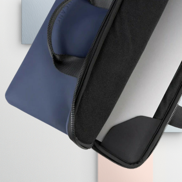 Krepšys Tucano Gommo nešiojamam kompiuteriui 14″ MacBook mėlynas aprašymas - Prekės nuotrauka