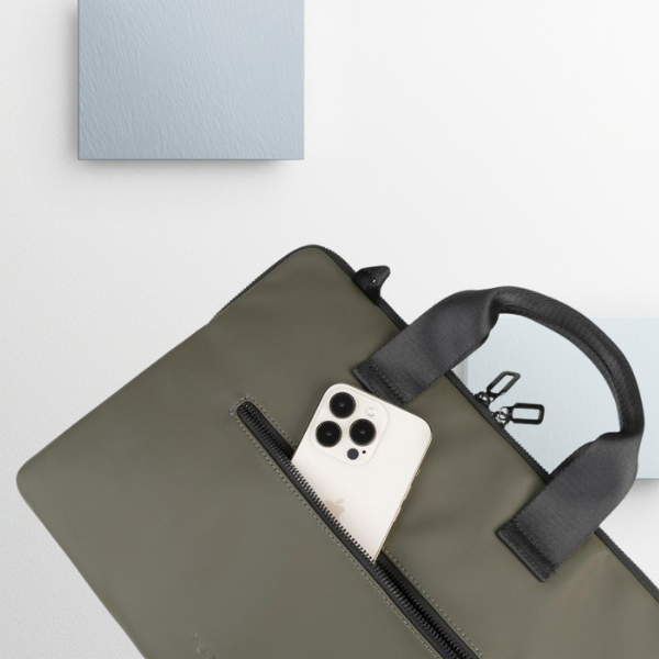 Krepšys Tucano Gommo nešiojamam kompiuteriui 15.6″ Macbook 16″, žalias aprašymas - Prekės nuotrauka