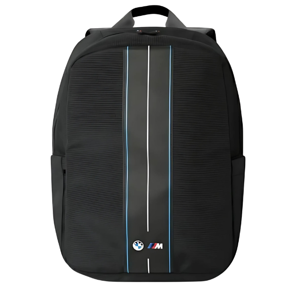 Kuprinė BMW BMBP15COMPVSKL 16″ juodos spalvos Nylon Mėlyna Stripe aprašymas - Prekės nuotrauka