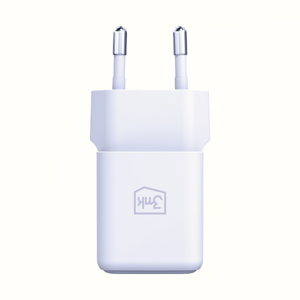 3Mk Protection 3mk Hyper GaN įkroviklis 20W QC4+ PD PPS USB-C USB-A sieninis įkroviklis - Baltas aprašymas - Prekės nuotrauka 3Mk Protection 3mk Hyper GaN įkroviklis 20W QC4+ PD PPS USB-C USB-A sieninis įkroviklis - Baltas aprašymas - Prekės nuotrauka