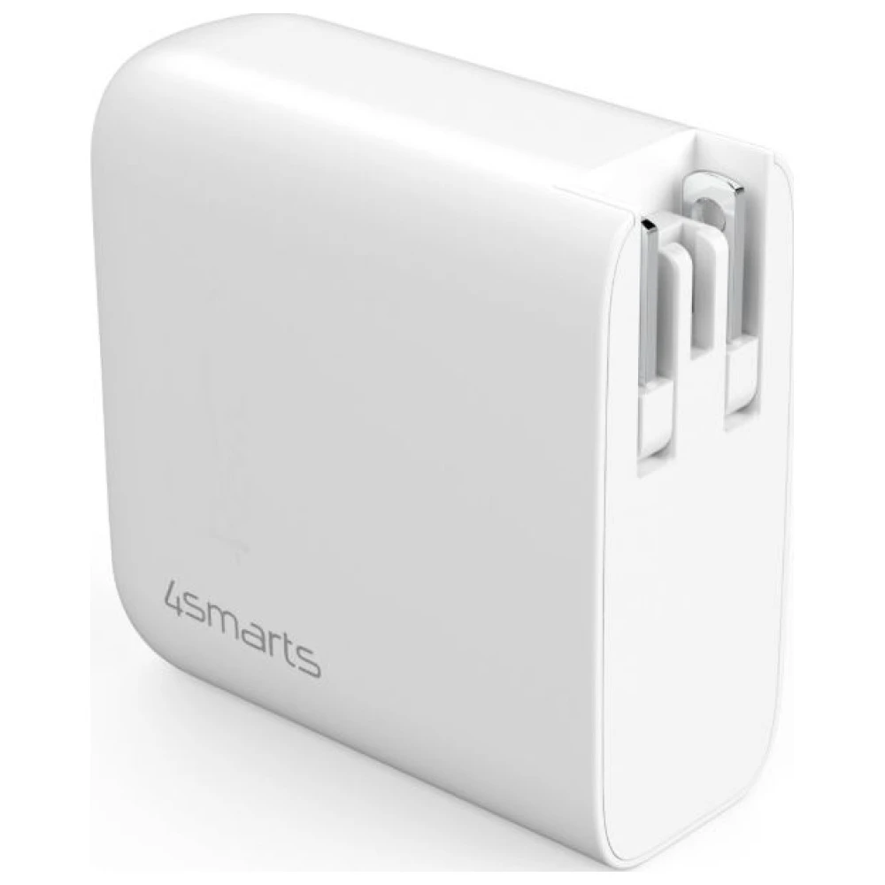 4Smarts įkroviklis GaN Flex 65W 2 USB-C+1 USB-A baltas aprašymas - Prekės nuotrauka 4Smarts įkroviklis GaN Flex 65W 2 USB-C+1 USB-A baltas aprašymas - Prekės nuotrauka