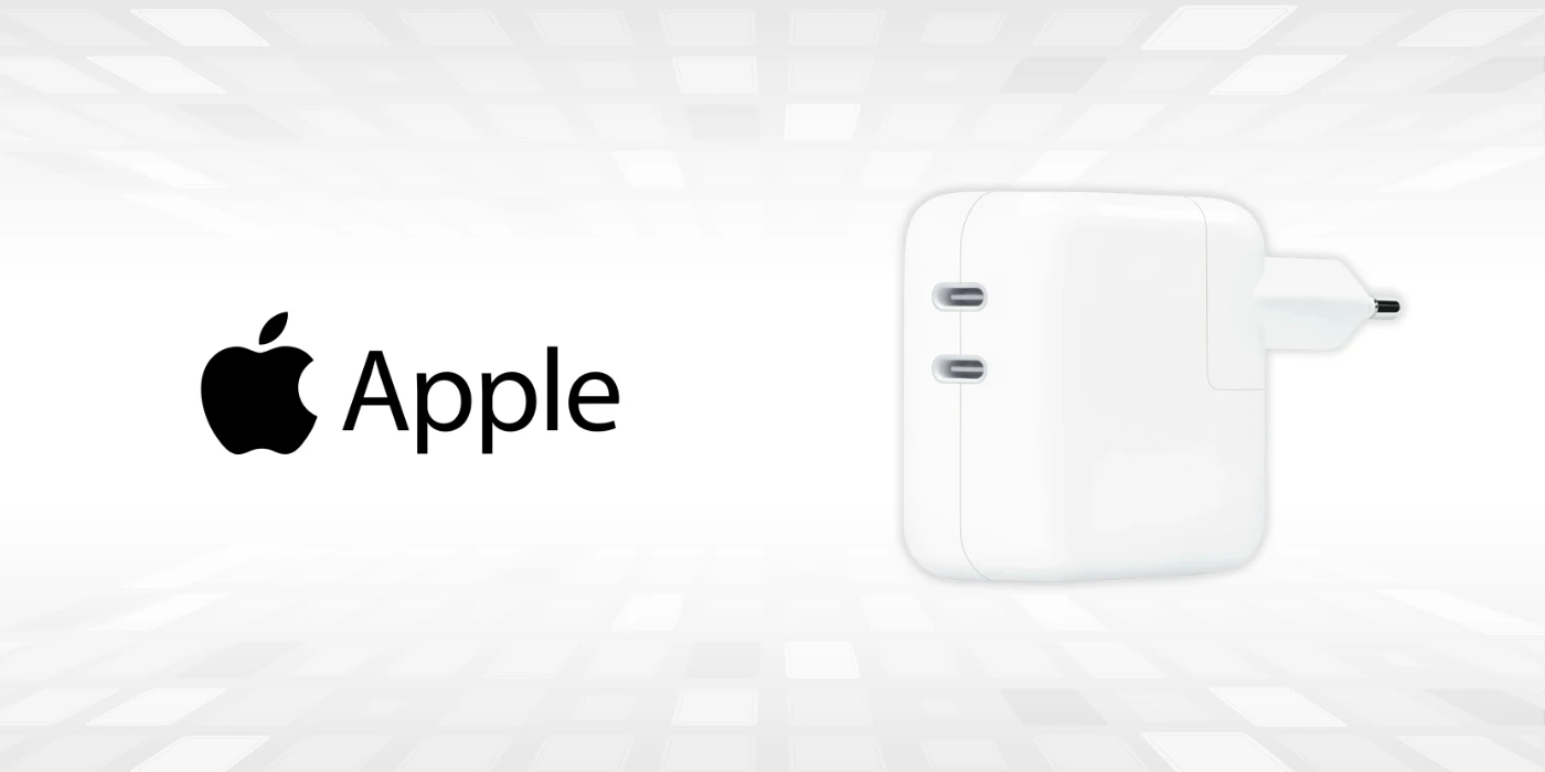 Apple 35W du USB-C maitinimo adapteriai aprašymas - Prekės nuotrauka