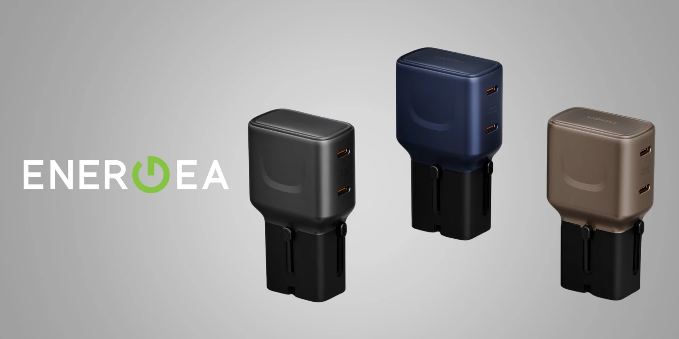 laidinis įkroviklis Energea TravelGo Adapteris 45 2xUSB-C 45W graphite-juodas aprašymas - Prekės nuotrauka