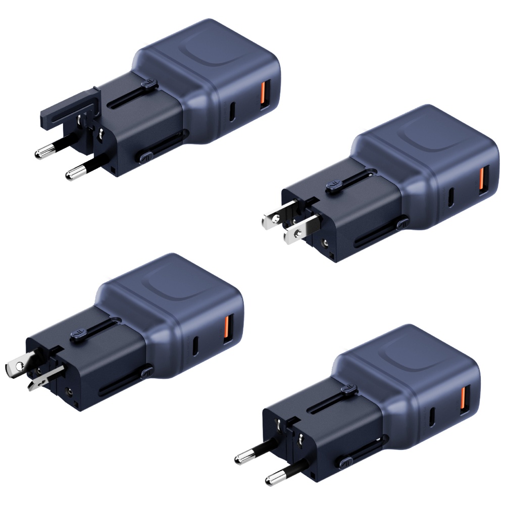 Laidinis įkroviklis Energea TravelGo Adapteris 35 USB-A/USB-C 35W mėlynas aprašymas - Prekės nuotrauka Laidinis įkroviklis Energea TravelGo Adapteris 35 USB-A/USB-C 35W mėlynas aprašymas - Prekės nuotrauka