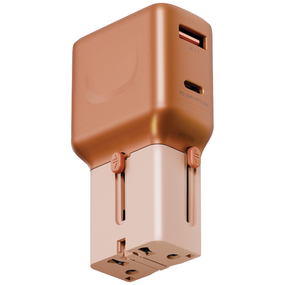 Laidinis įkroviklis Energea TravelGo Adapteris 35 USB-A/USB-C 35W oranžinis aprašymas - Prekės nuotrauka Laidinis įkroviklis Energea TravelGo Adapteris 35 USB-A/USB-C 35W oranžinis aprašymas - Prekės nuotrauka