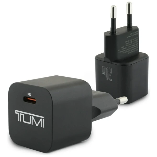 Laidinis įkroviklis TUMI Smart Power 20W USB-C juodos spalvos aprašymas - Prekės nuotrauka Laidinis įkroviklis TUMI Smart Power 20W USB-C juodos spalvos aprašymas - Prekės nuotrauka