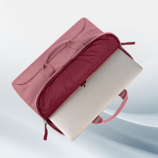 Nešiojamas kompiuteris Bag Tucano Velluto 2 Sleeve 14″ for MacBook pink aprašymas - Prekės nuotrauka