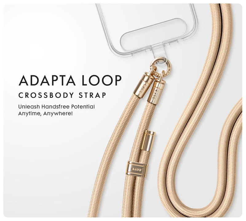 Laut ADAPTA-LOOP Crossbody Strap virvelė telefonui, rusvai gelsvas aprašymas - Prekės nuotrauka