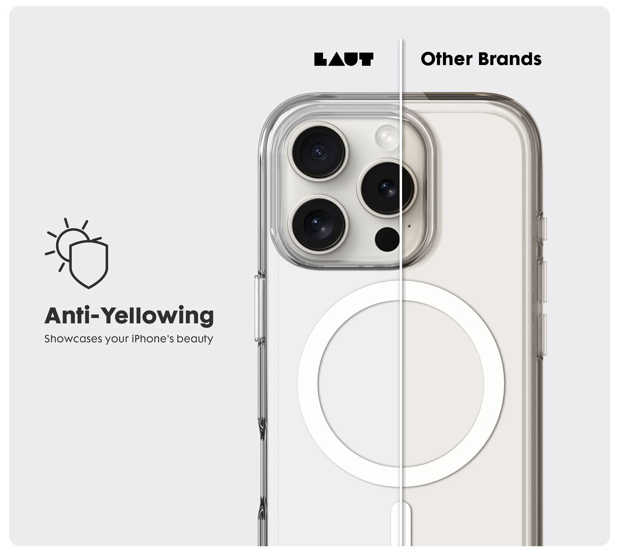 Laut Crystal-M dėklas skirtas Apple iPhone 16 Pro, Crystal aprašymas - Prekės nuotrauka