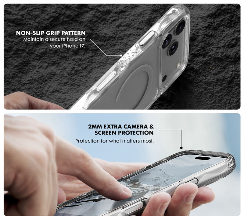Laut Crystal Matter X dėklas skirtas Apple iPhone 17, Violetinė Crystal aprašymas - Prekės nuotrauka