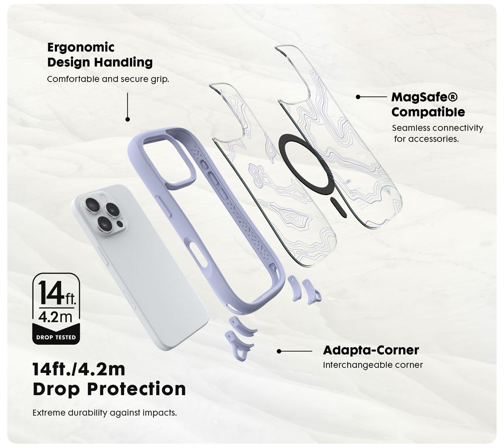 Laut Pop Adventure dėklas skirtas Apple iPhone 16 Pro, Silt Žalias aprašymas - Prekės nuotrauka