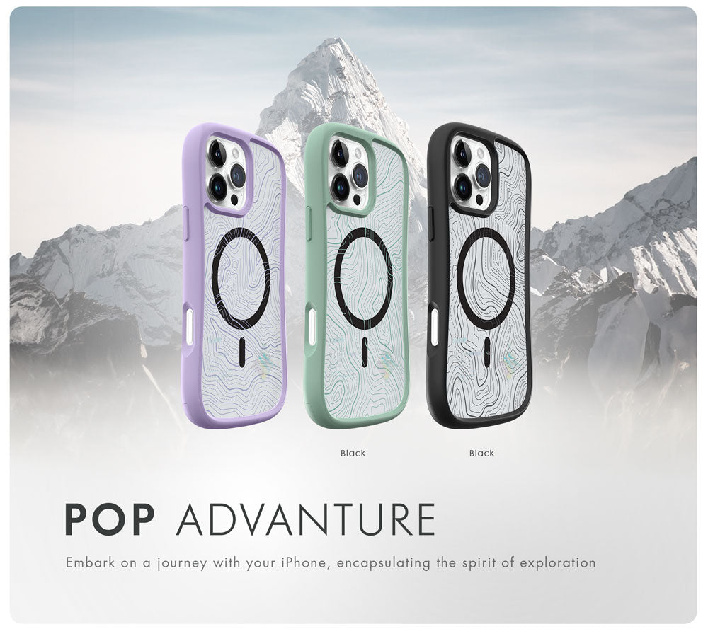 Laut Pop Adventure dėklas skirtas Apple iPhone 16 Pro, Silt Žalias aprašymas - Prekės nuotrauka