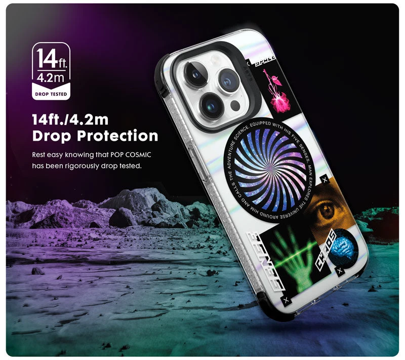 Laut Pop Cosmic dėklas skirtas Apple iPhone 15/14/13 aprašymas - Prekės nuotrauka