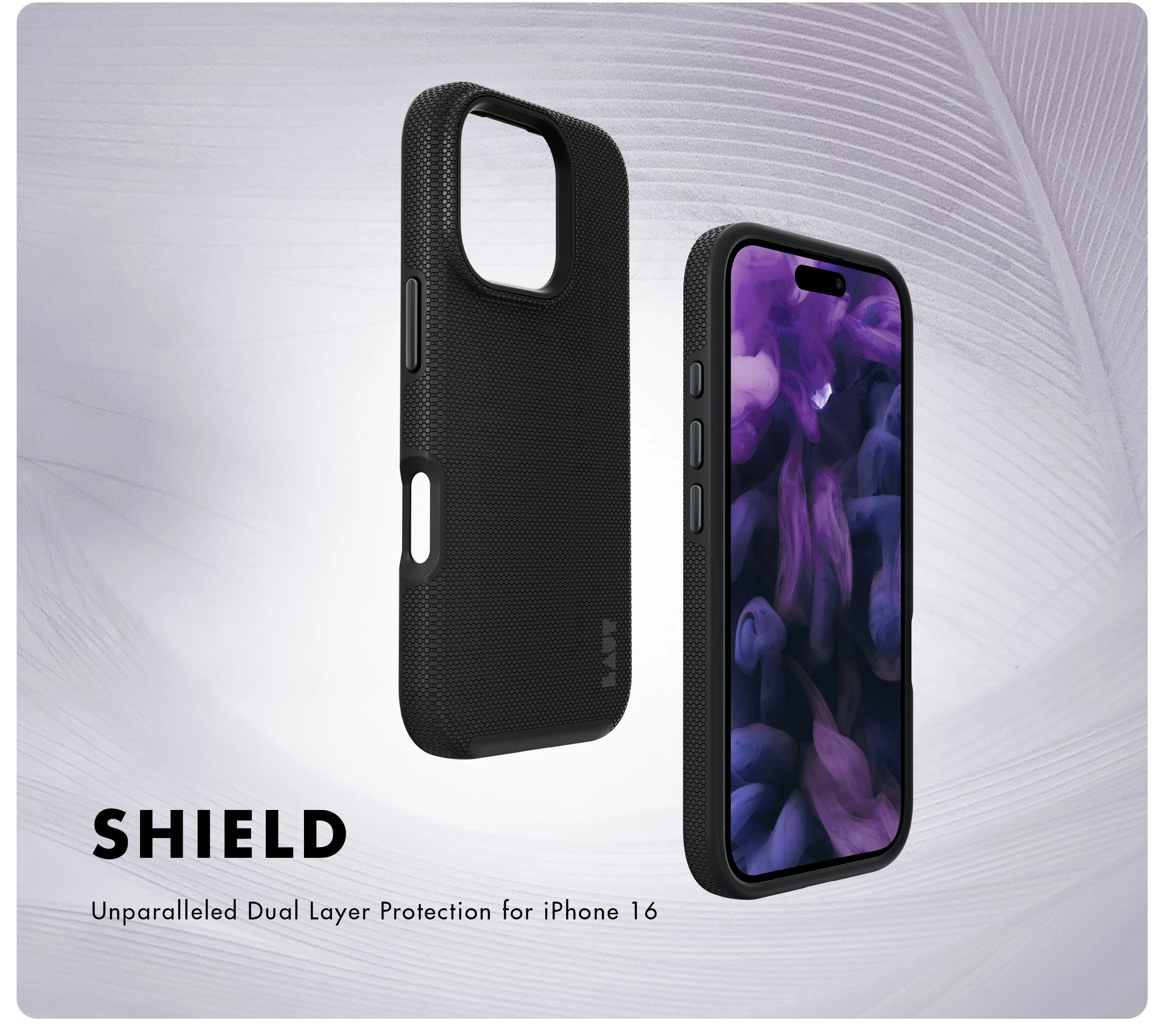 Laut Shield dėklas skirtas Apple iPhone 14 Pro Max, Juodas aprašymas - Prekės nuotrauka