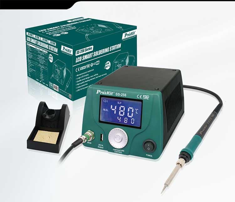 Proskit LCD išmani litavimo stotelė 60W, Pro’sKit aprašymas - Prekės nuotrauka
