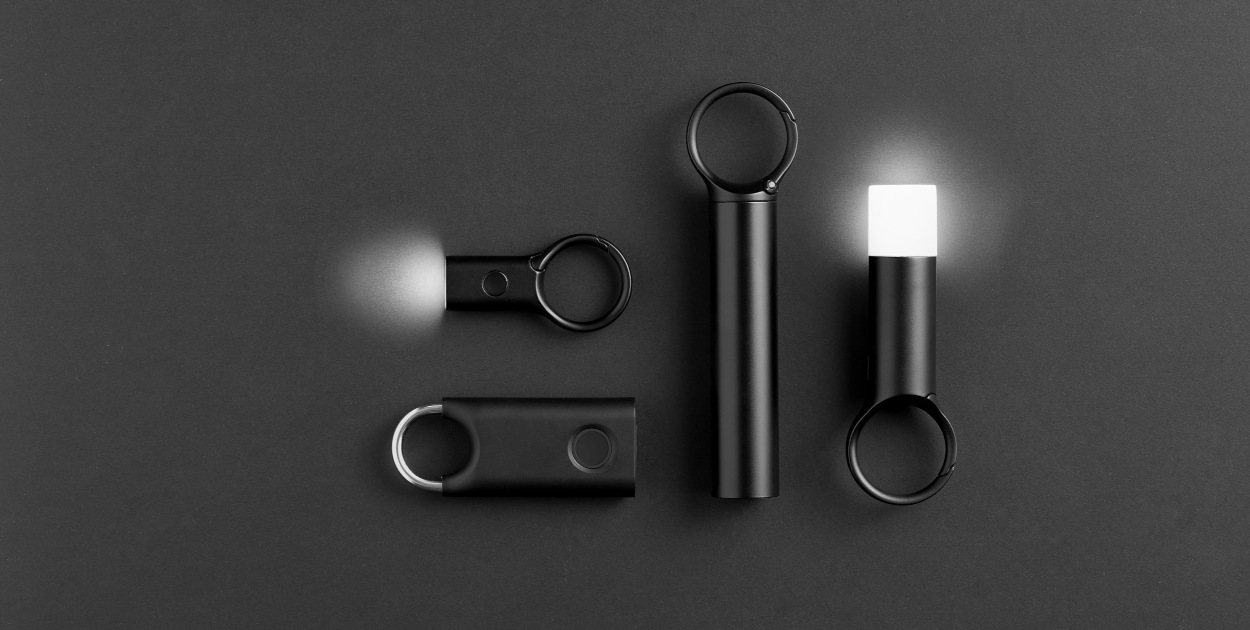 Lexon Nomaday Flash LED raktų pakabukas tamsiai mėlynas LL137DB aprašymas - Prekės nuotrauka