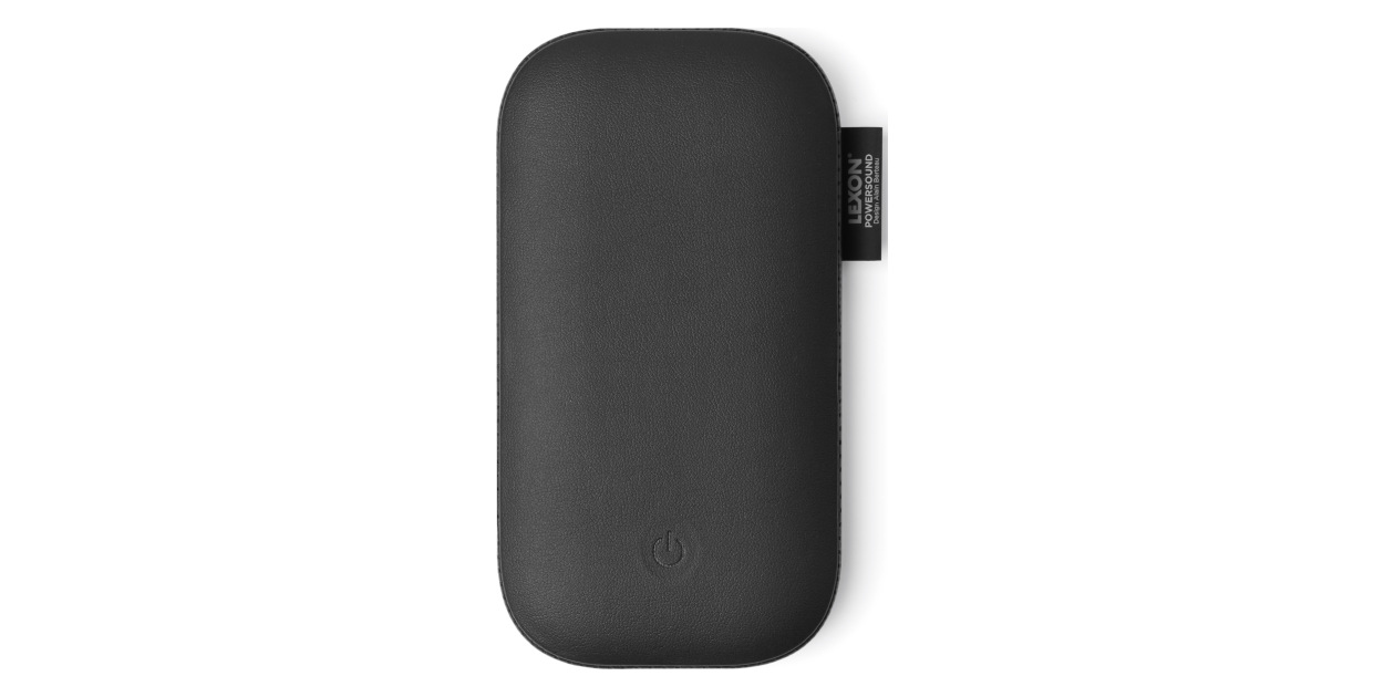 Lexon Powersound indukcinis išorinis akumuliatorius 5000 mAh su „Bluetooth“ garsiakalbiu, juodos spalvos LA128N aprašymas - Prekės nuotrauka