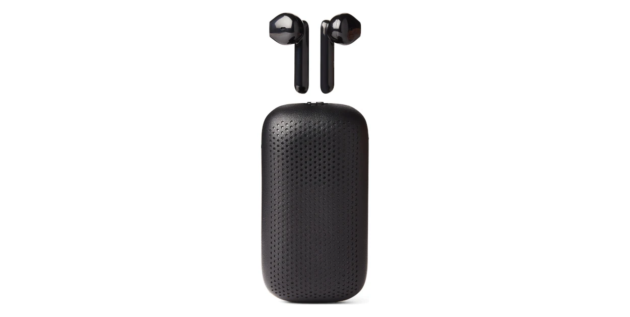 Lexon Speakerbuds belaidės ausinės su Bluetooth Speaker juodos spalvos LA127N aprašymas - Prekės nuotrauka Lexon Speakerbuds belaidės ausinės su Bluetooth Speaker juodos spalvos LA127N aprašymas - Prekės nuotrauka