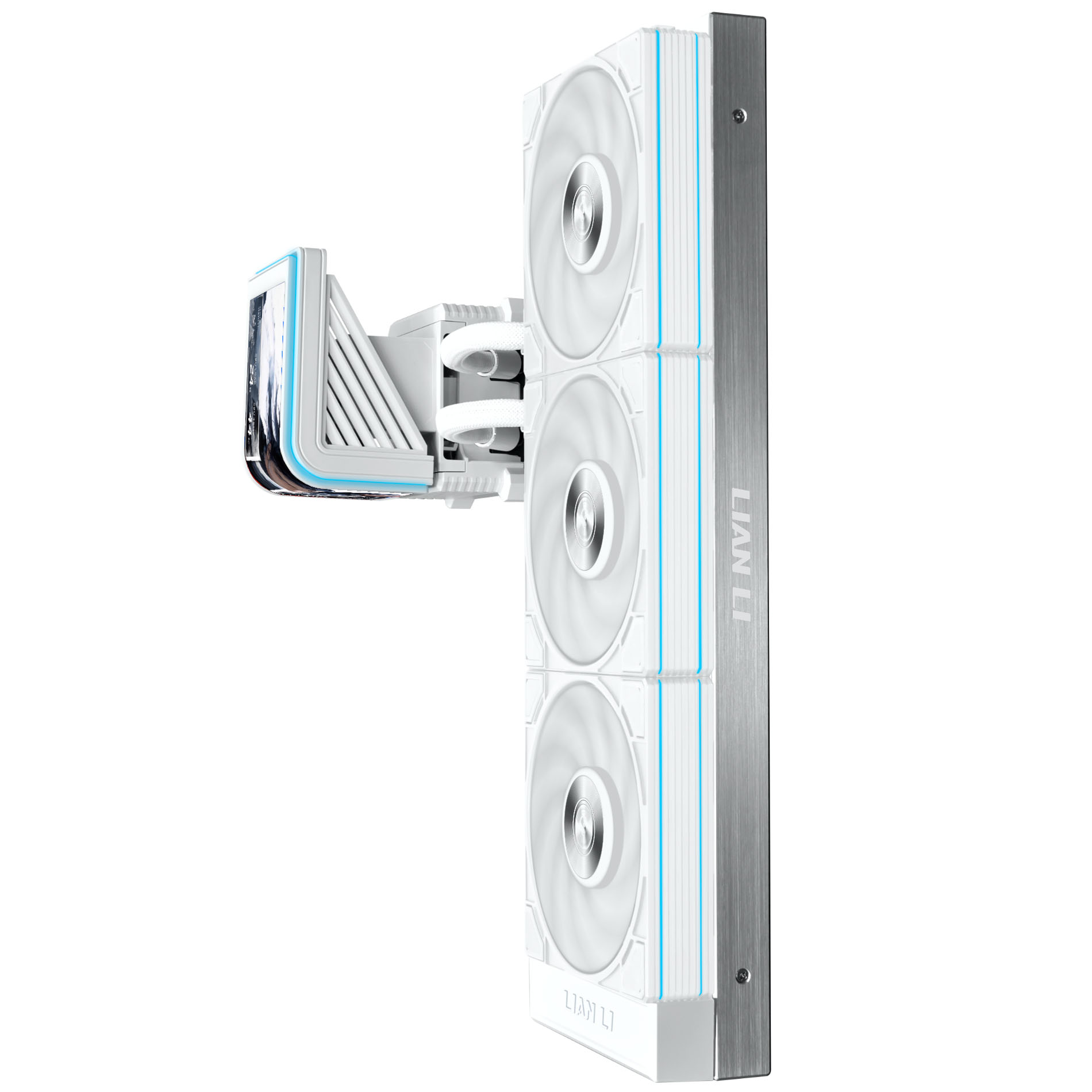 Lian Li HydroShift II OLED Curved 360 UNI FAN P28 AiO Vanduo Cooling, 360 mm, OLED Ekranas, P28 Fan & Baltas aprašymas - Prekės nuotrauka Lian Li HydroShift II OLED Curved 360 UNI FAN P28 AiO Vanduo Cooling, 360 mm, OLED Ekranas, P28 Fan & Baltas aprašymas - Prekės nuotrauka