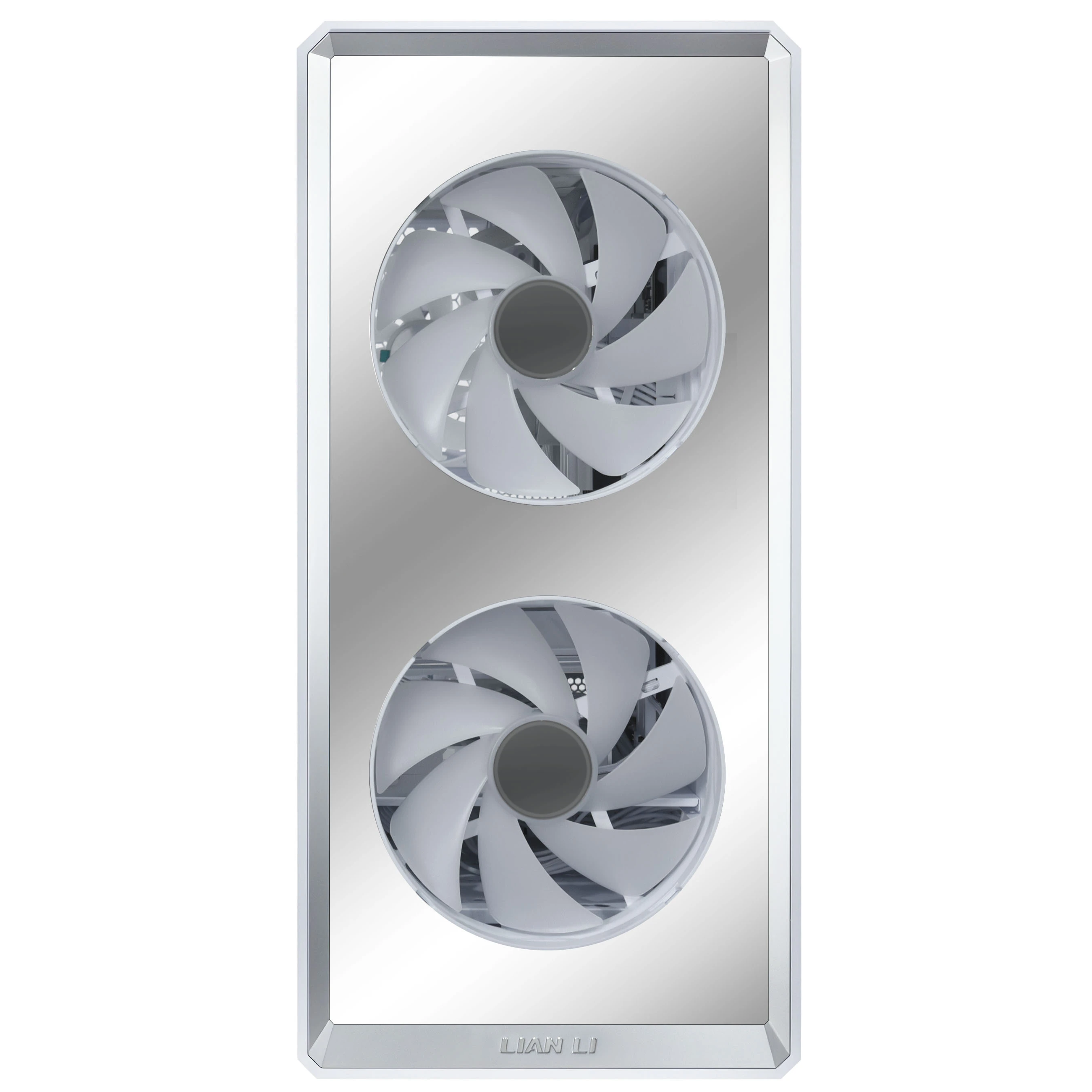 Lian Li LANCOOL 217 INF PC Case, Mid-Tower, Tempered Glass, RGB Lighting – Baltas aprašymas - Prekės nuotrauka