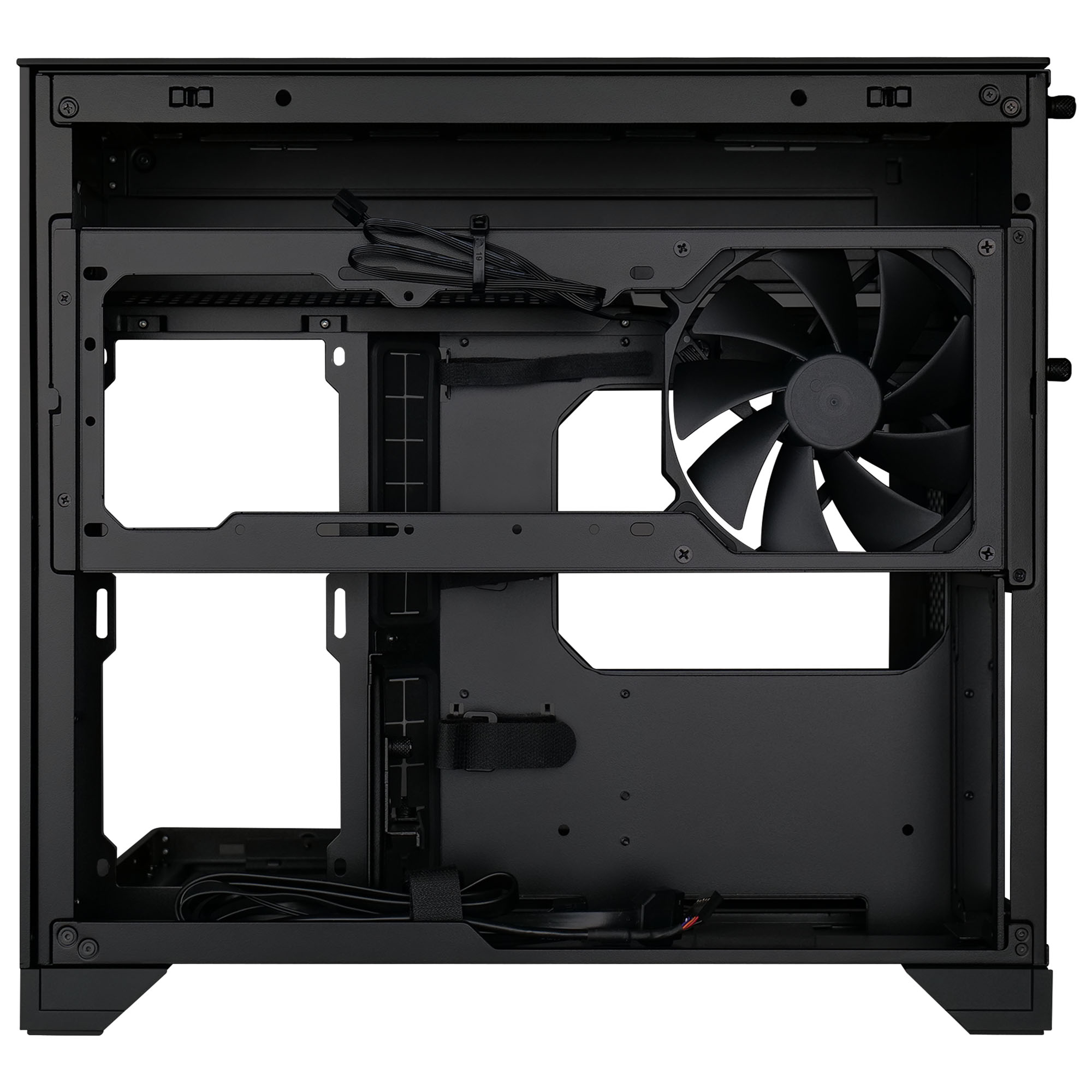 Lian Li O11 Vision-M PC Case, Micro-ATX, Tempered Glass – Baltas aprašymas - Prekės nuotrauka