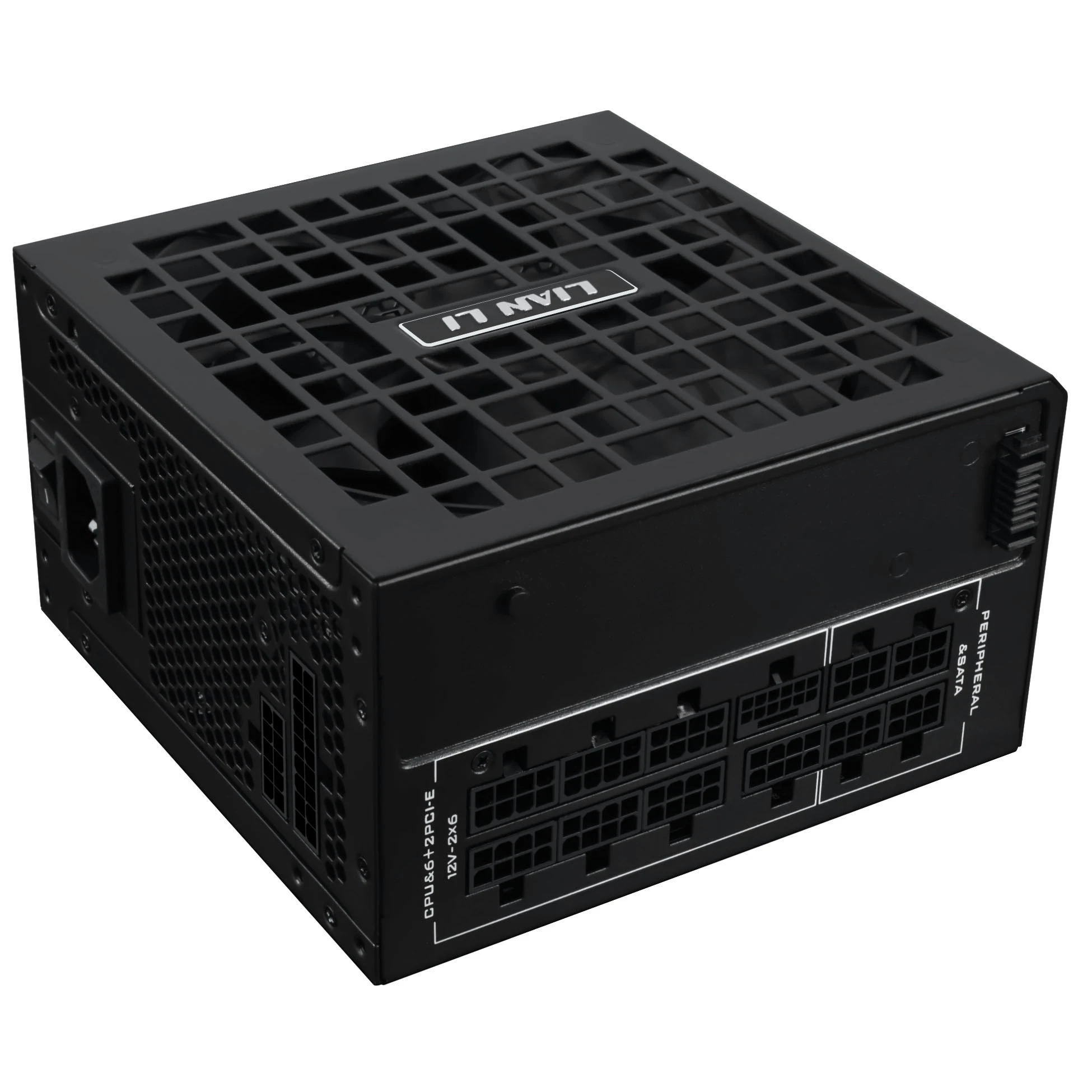 Lian Li RS Series 80 PLUS Gold Power Supply, ATX 3.1, modular – 1,000 Watts, juodas aprašymas - Prekės nuotrauka