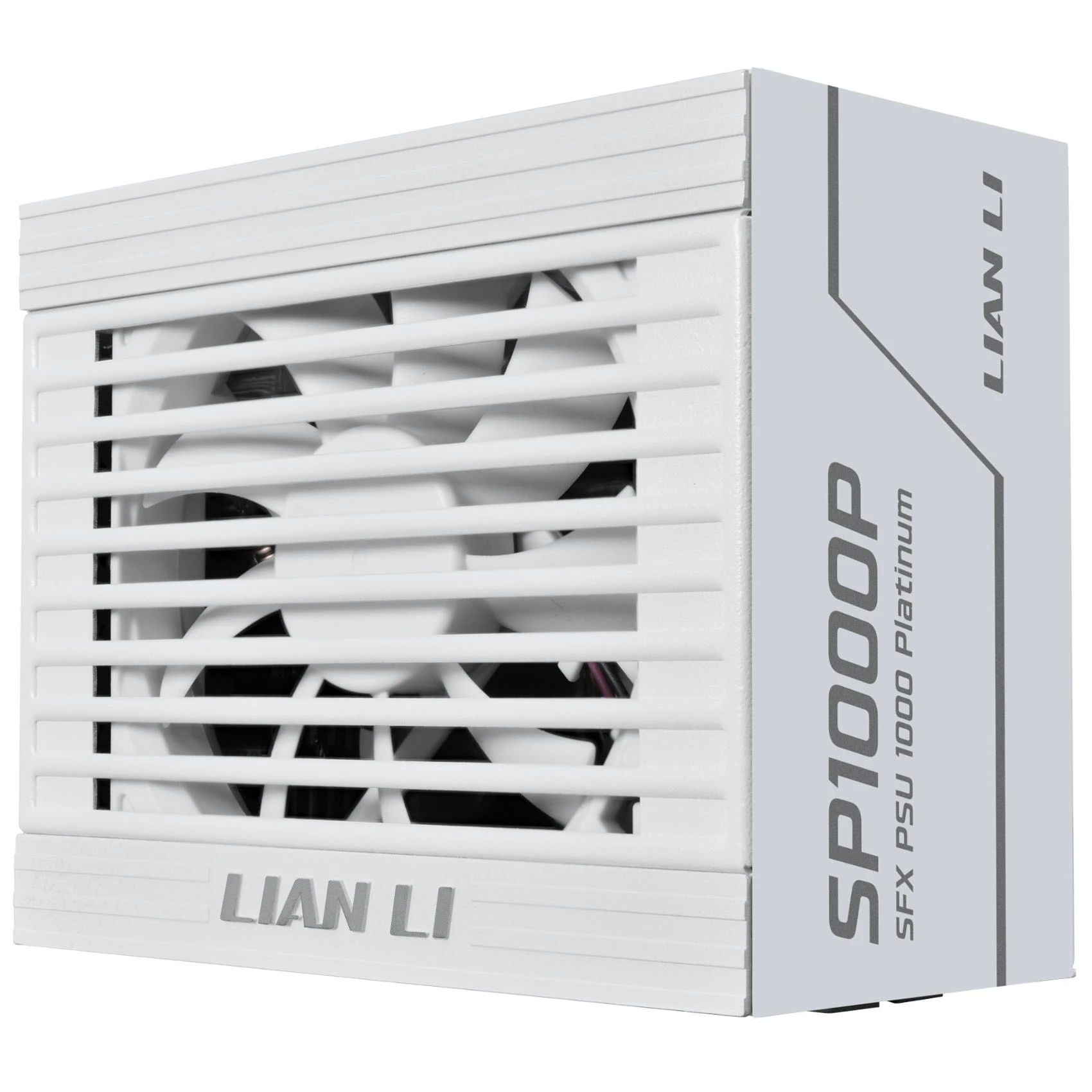 Lian Li SP Series Platinum 80 PLUS Platinum Power Supply, SFX, fully modular, PCIe 5.1, ATX 3.1 – 1,000 Watt, baltas aprašymas - Prekės nuotrauka