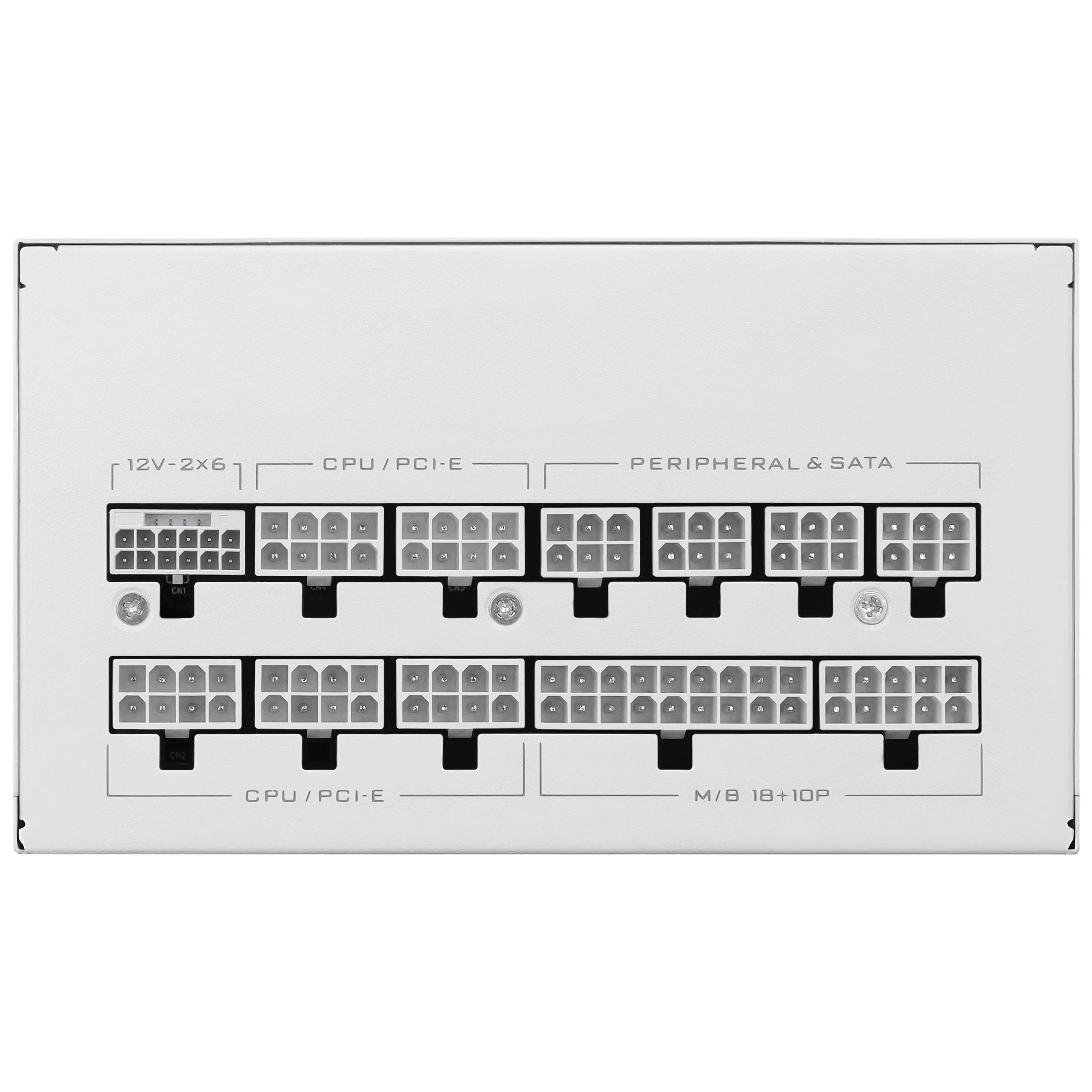 Lian Li SX Series 80 PLUS Platinum power supply, fully modular, PCIe 5.1, ATX 3.1 – 850 watts, baltas aprašymas - Prekės nuotrauka