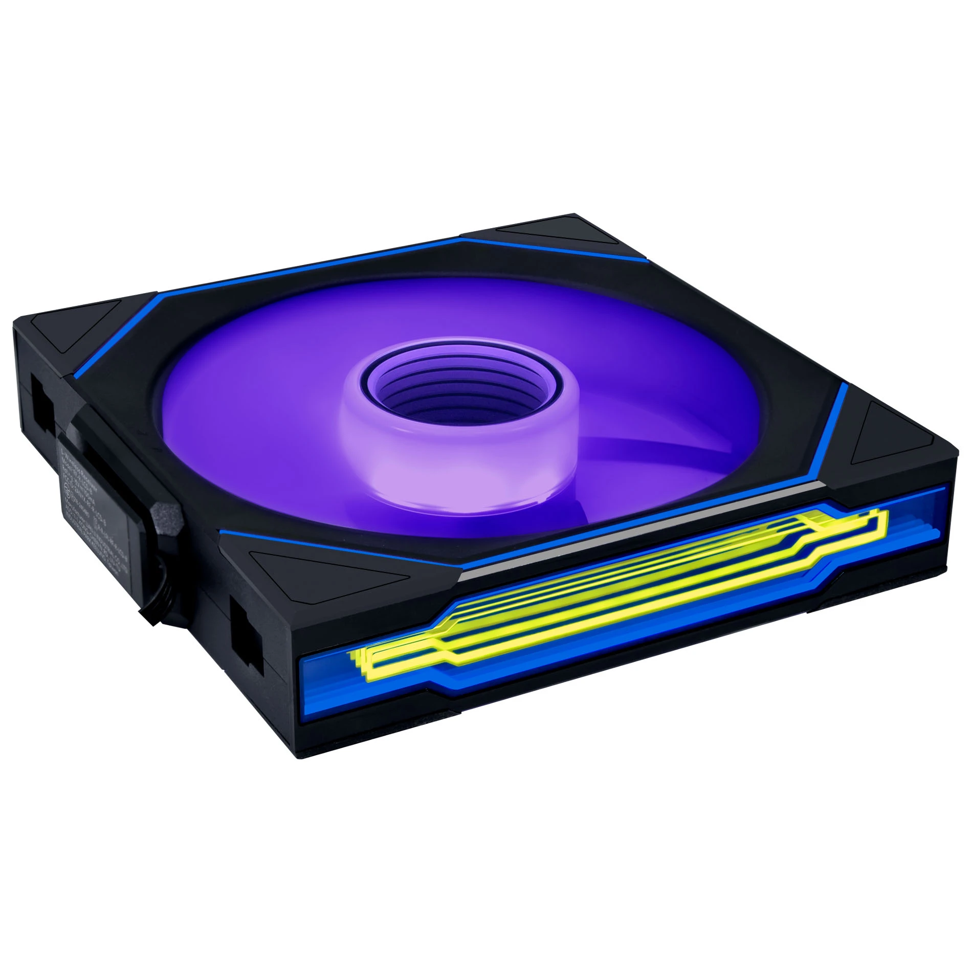 Lian Li UNI FAN SL-INF Wireless Fan, Reverse Blade, ARGB, PWM – 140mm, Juodas aprašymas - Prekės nuotrauka