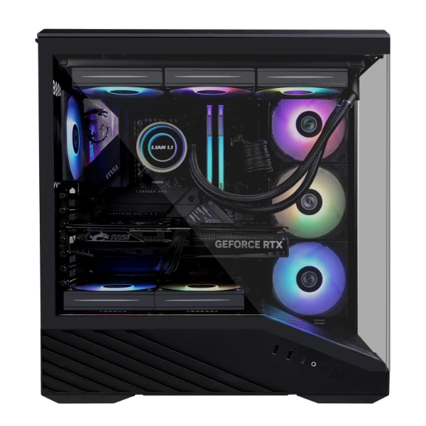 Lian Li VECTOR V100 MINI PC Case, Micro-ATX, Tempered Glass – Juodas aprašymas - Prekės nuotrauka Lian Li VECTOR V100 MINI PC Case, Micro-ATX, Tempered Glass – Juodas aprašymas - Prekės nuotrauka