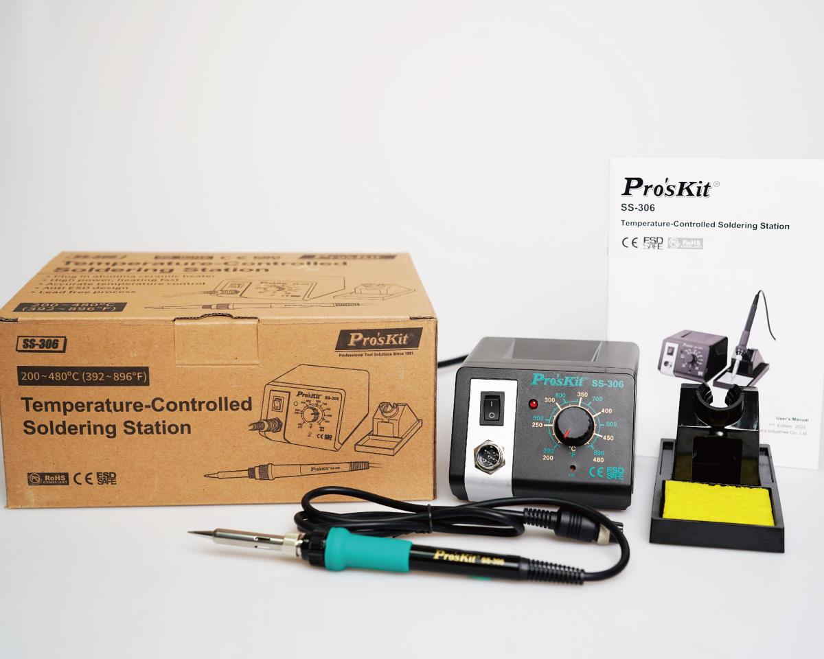 Proskit Litavimo stotelė 75W 230V, atistatinė, Pro’sKit aprašymas - Prekės nuotrauka