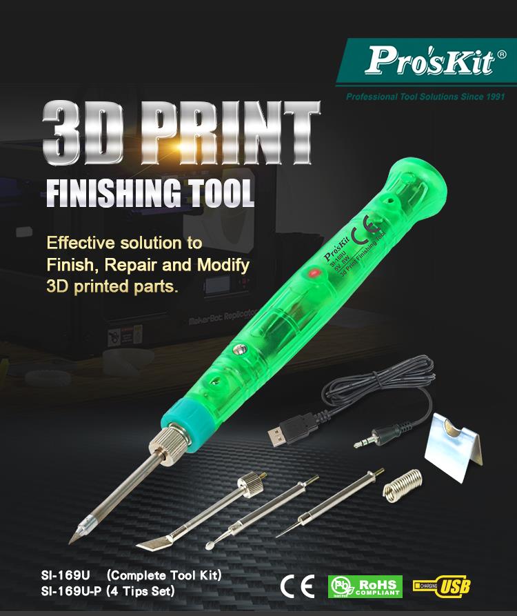Proskit Lituoklis 3D plastikinių detalių dailinimui, Pro’sKit aprašymas - Prekės nuotrauka