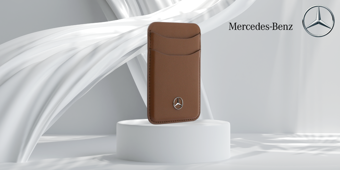 Dėklas Magnetinė kortelių piniginė Mercedes odinė kupranugario spalvos aprašymas - Prekės nuotrauka Dėklas Magnetinė kortelių piniginė Mercedes odinė kupranugario spalvos aprašymas - Prekės nuotrauka