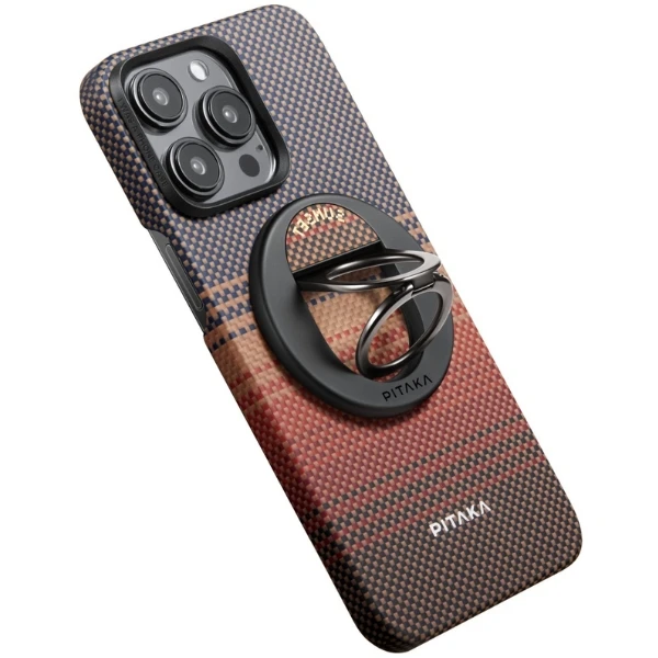 Magnetic laikiklis PITAKA MagEZ Grip 3 MagSafe skirtas telefonui sunset aprašymas - Prekės nuotrauka Magnetic laikiklis PITAKA MagEZ Grip 3 MagSafe skirtas telefonui sunset aprašymas - Prekės nuotrauka
