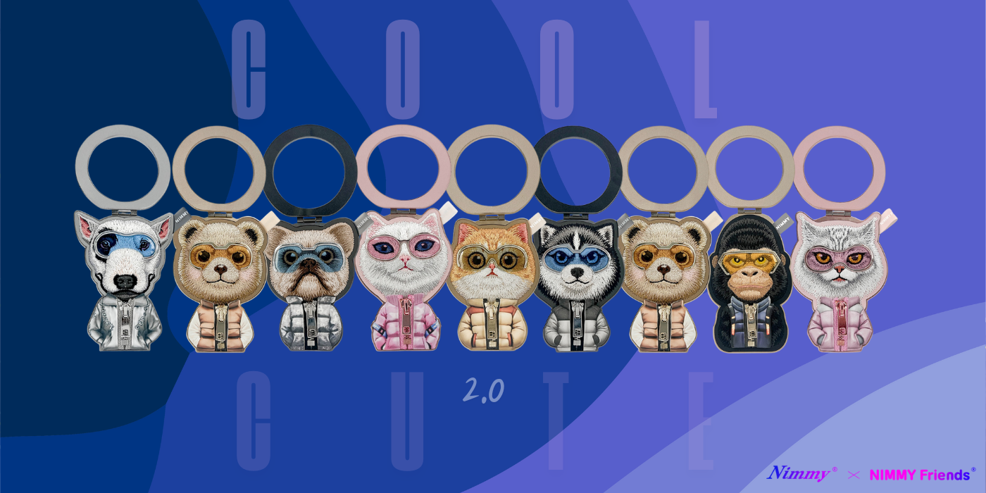 Nimmy Cool&Cute 2.0 Cat Magnetic Phone Holder - Rožinė aprašymas - Prekės nuotrauka