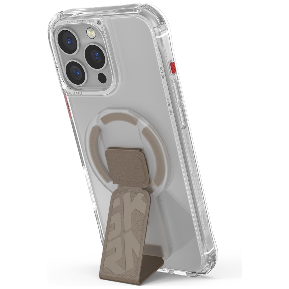 Magnetinė rankenėlė Skinarma Arch XE Phaze Smart Grip-Stand šampaninė aprašymas - Prekės nuotrauka