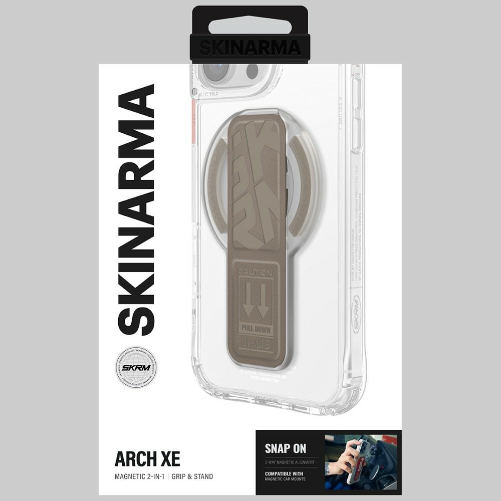 Magnetinė rankenėlė Skinarma Arch XE Phaze Smart Grip-Stand šampaninė aprašymas - Prekės nuotrauka