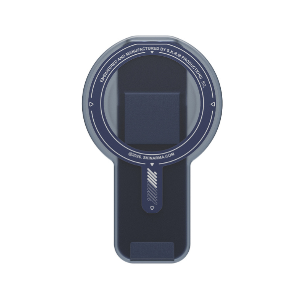 Magnetinė rankenėlė Skinarma Arch XE Phaze Smart Grip-Stand mėlyna aprašymas - Prekės nuotrauka